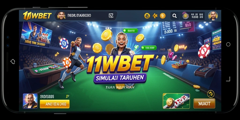 Tangkapan layar gameplay 11WBET menunjukkan aksi seru dalam simulasi taruhan.