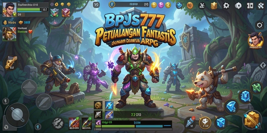 Screenshot BPJS777 menunjukkan aksi pertarungan seru dalam dunia ARPG.