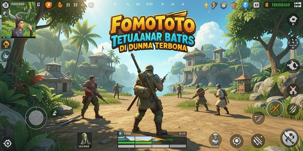 Tampilan gameplay FOMOTOTO yang menakjubkan dalam dunia terbuka.
