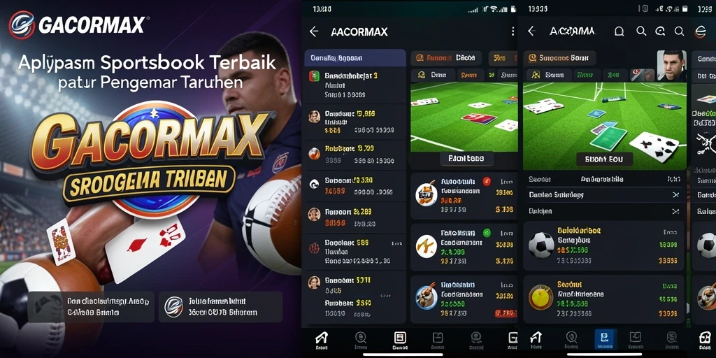 Screenshot utama <strong>GACORMAX</strong> menunjukkan pengalaman taruhan olahraga yang menarik dan interaktif.