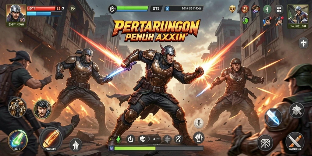 Tampilan gameplay menegangkan di LG111 dengan aksi yang intens.