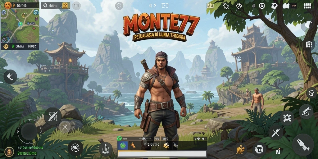 Gameplay dinamis dan bebas di dunia terbuka MONTE77.