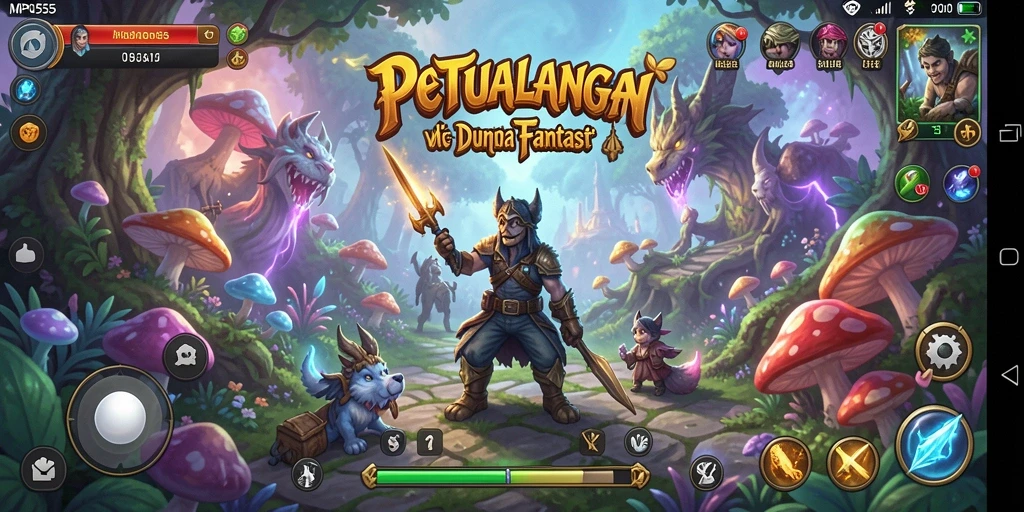 Tampilan gameplay MPO555 yang menarik dalam dunia petualangan.