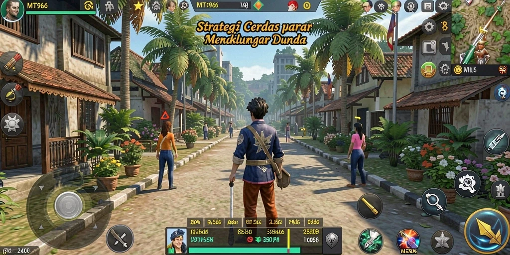 Tampilan gameplay menakjubkan dalam MT966 yang penuh strategi.