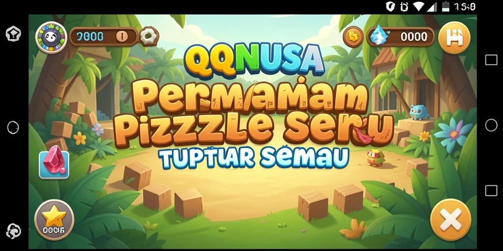 Tampilan gameplay seru QQNUSA dengan berbagai teka-teki menantang.