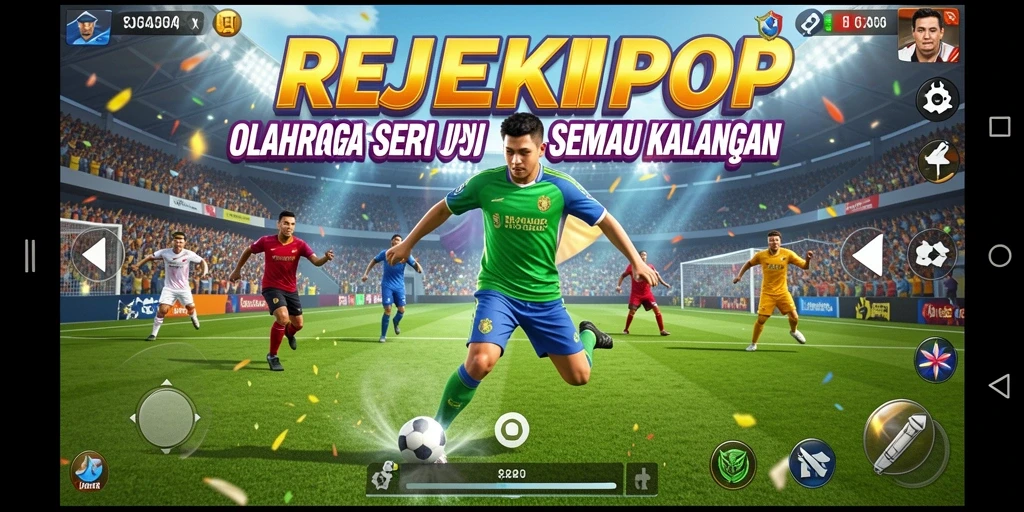 Screenshot utama gameplay seru dari REJEKIPOP.