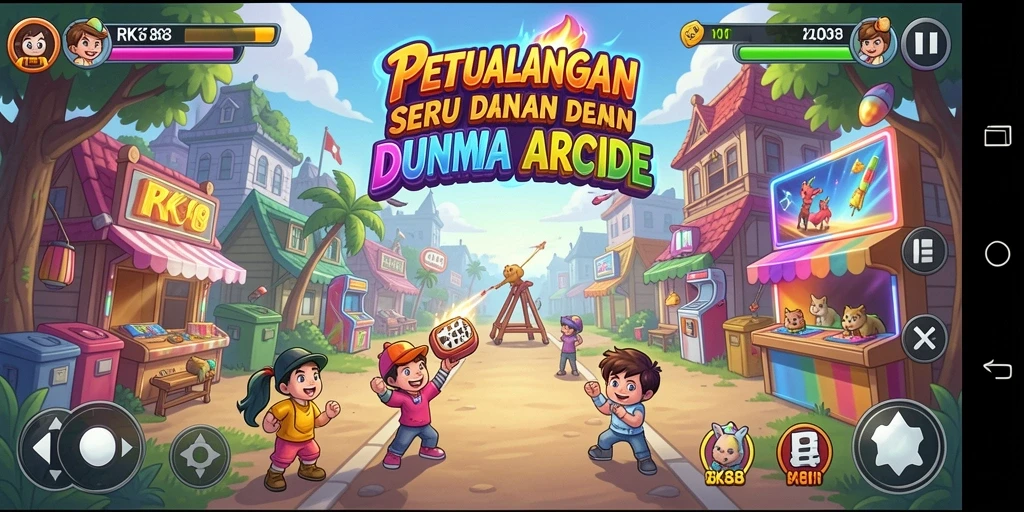 Tampilan gameplay RK88 yang seru dan penuh warna.