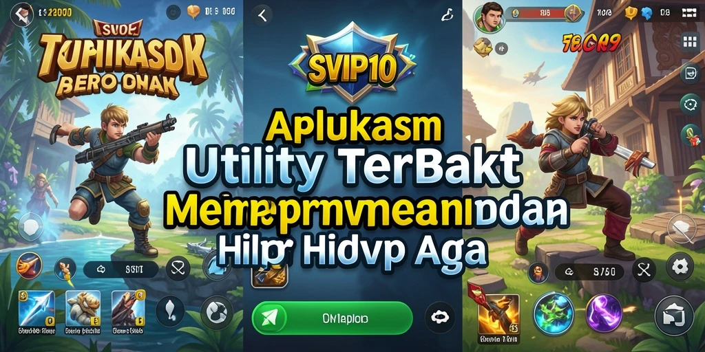 Screenshot utama SVIP10 menunjukkan antarmuka pengguna yang bersih dan fungsional.
