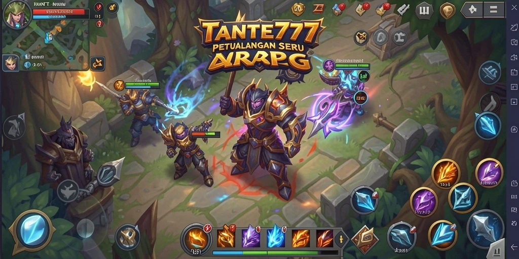 Tangkapan layar TANTE777 menampilkan aksi seru dalam petualangan ARPG.