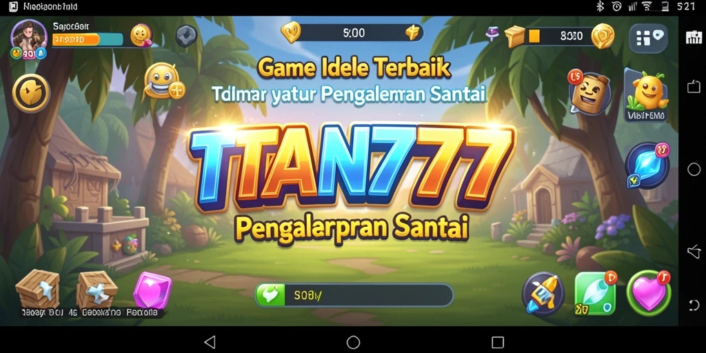 Tampilan gameplay <strong>TITAN777</strong> yang menarik dan penuh warna.